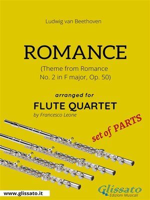 cover image of Romance--Flute Quartet set of PARTS